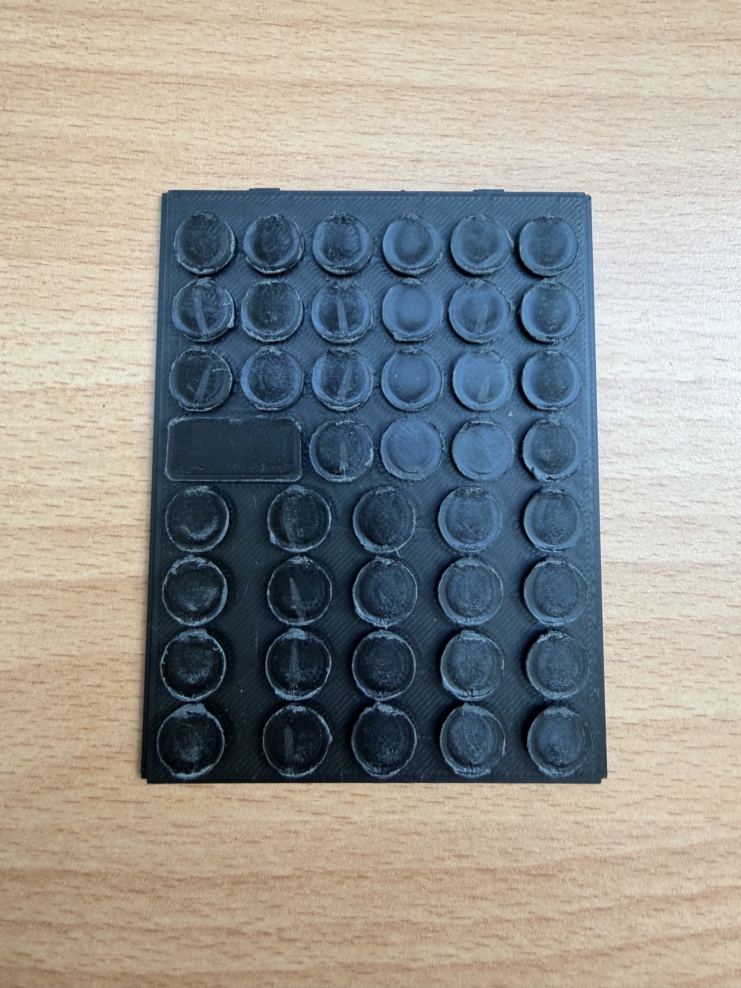 Print-in-place spring keypad experiment